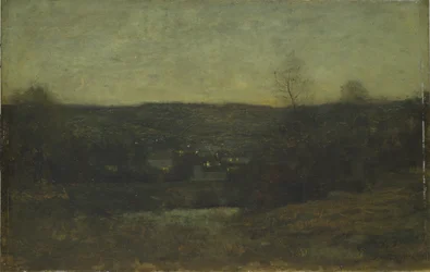 Ein erleuchtetes Dorf, ca. 1887